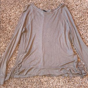 Long sleeve army green blouse form Target.